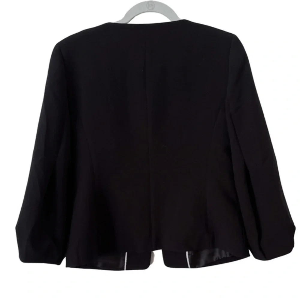 NWT Banana Republic zip Front Blazer Jacket with Balloon Sleeve‎